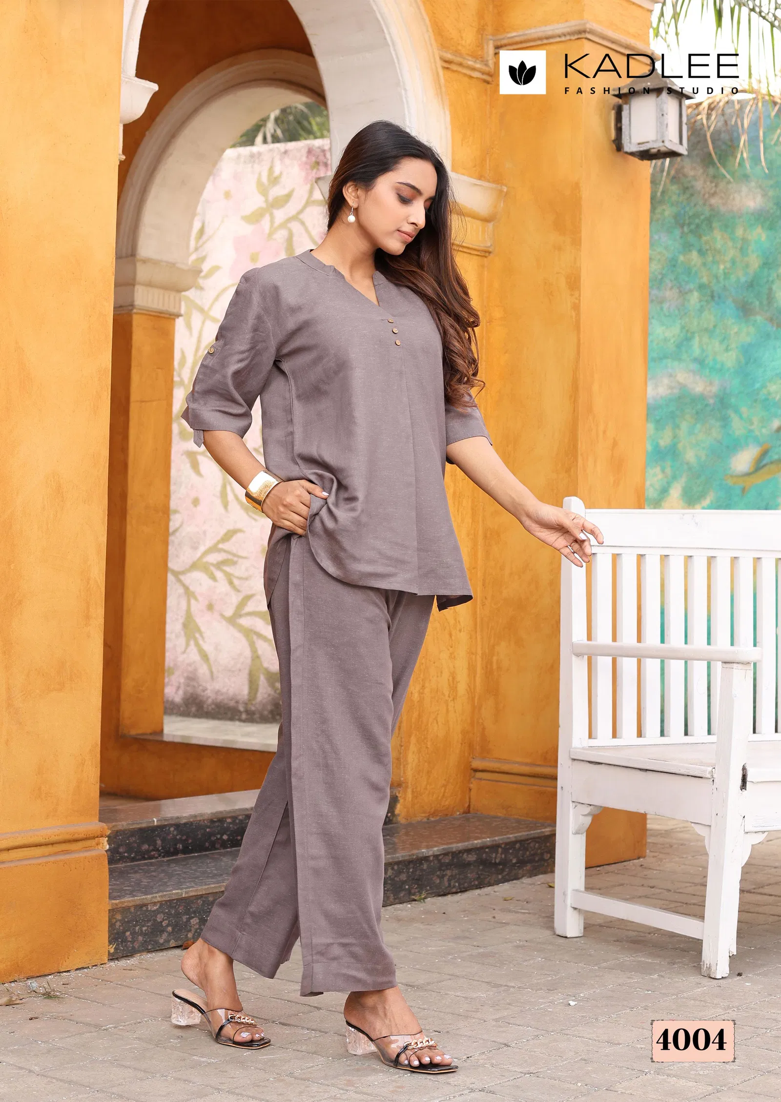 Olivia By Kadlee Rayon Flex Designer Top With Bottom Exporters In India